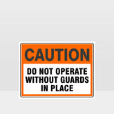 Custom Metal Sign,Caution Do Not Operate Sign